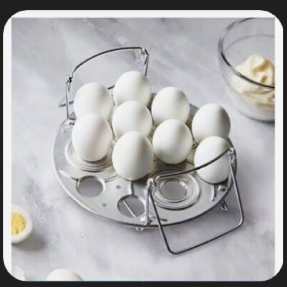 Pampered Chef Silver Steaming Rack Set - Picture 2 of 2